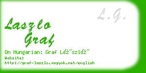 laszlo graf business card